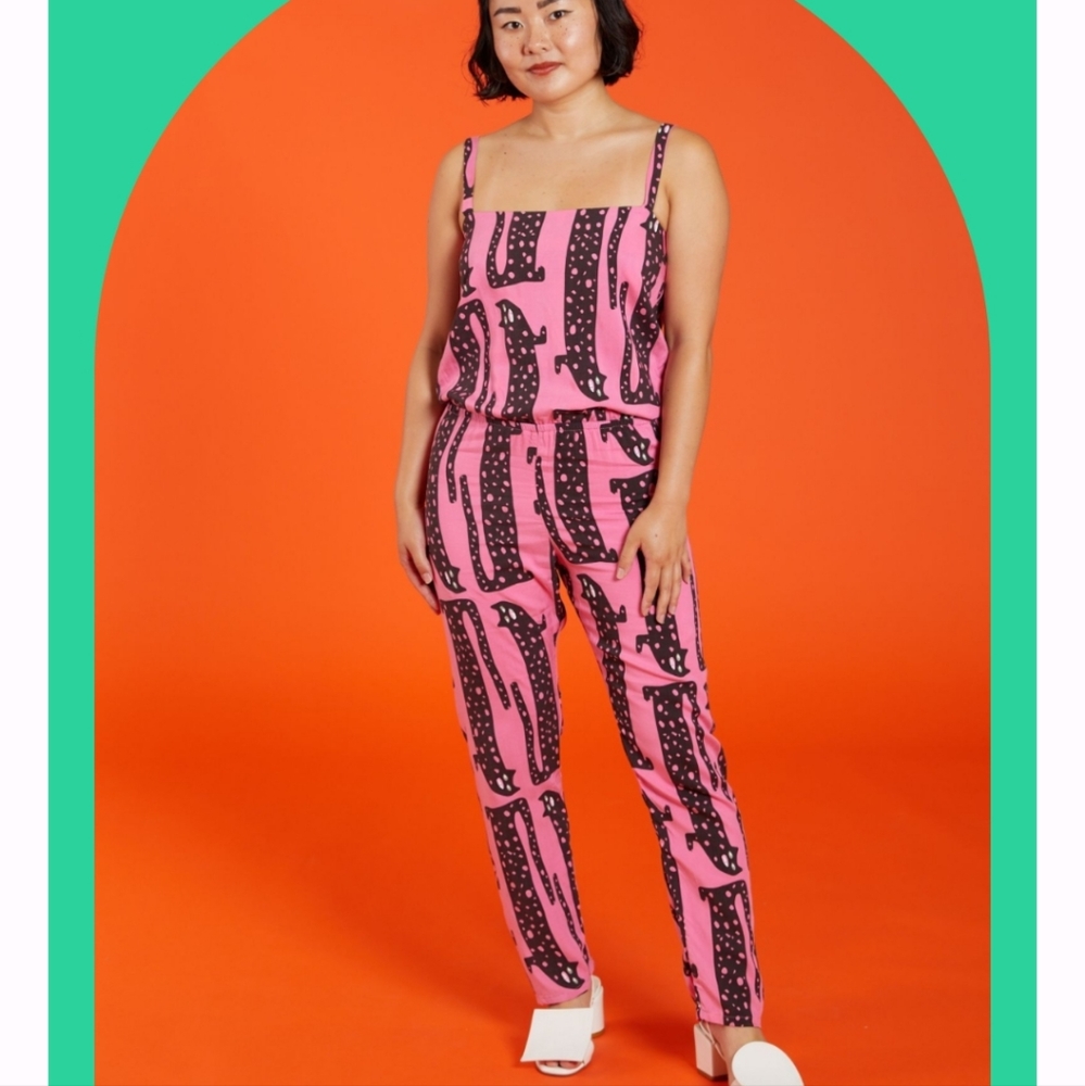 THE EASY SUIT PINK LONG CAT